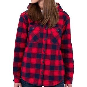 Boston Traders Women's Plush Lined Shirt Jacket